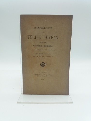 Commemorazione di Felicen Govean… e cenni sopra la costituzione del Comitato per il monumento
